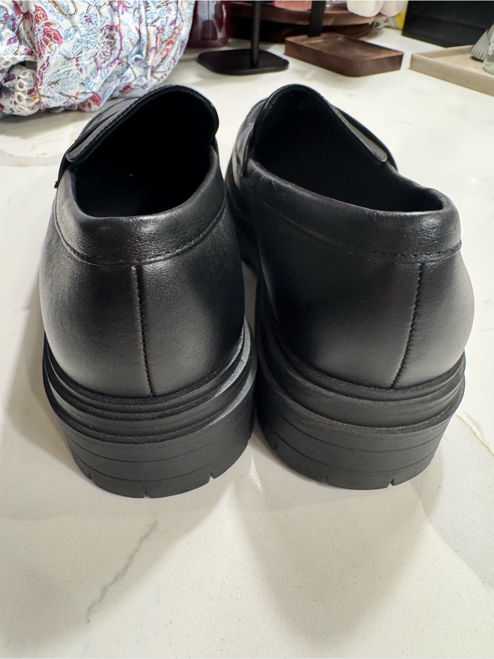 Quince Black Leather Penny Loafers - Picture 7 of 7